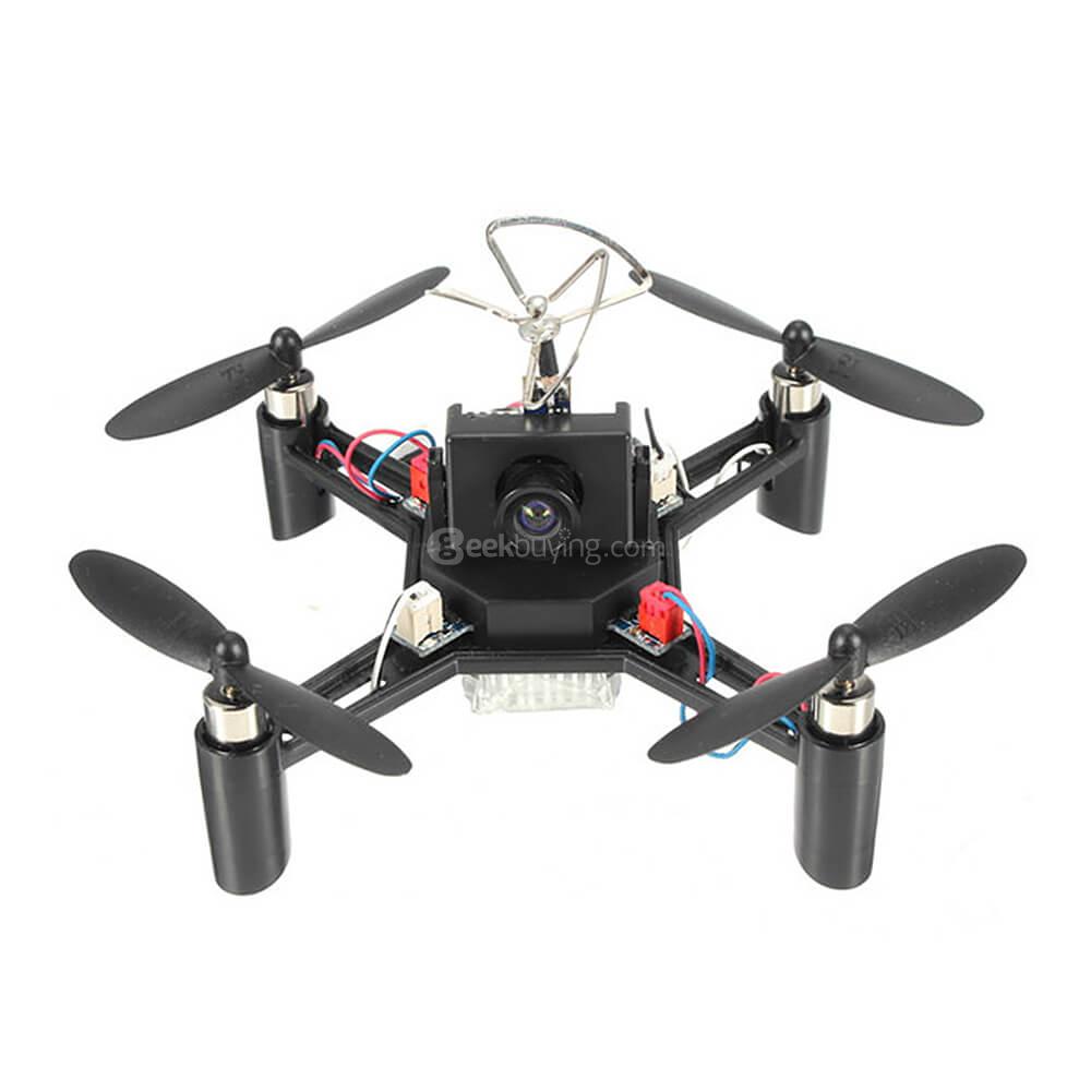 DM002 DIY Micro 5.8G FPV 4CH 6Axis Gyro With 600TVL Camera RC Quadcopter RTF - Black