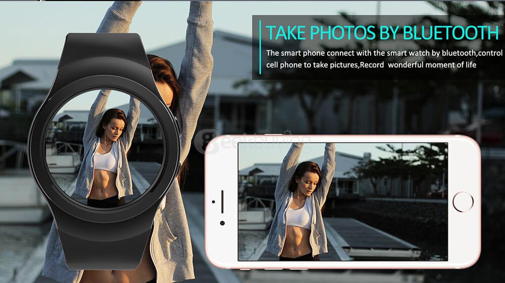NO.1 G3+ Smart Watch MTK2502 Dynamic Heart Rate Monitor Pedometer Anti-lost Remote Camera Siri SMS Call Reminder Bluetooth - Silver