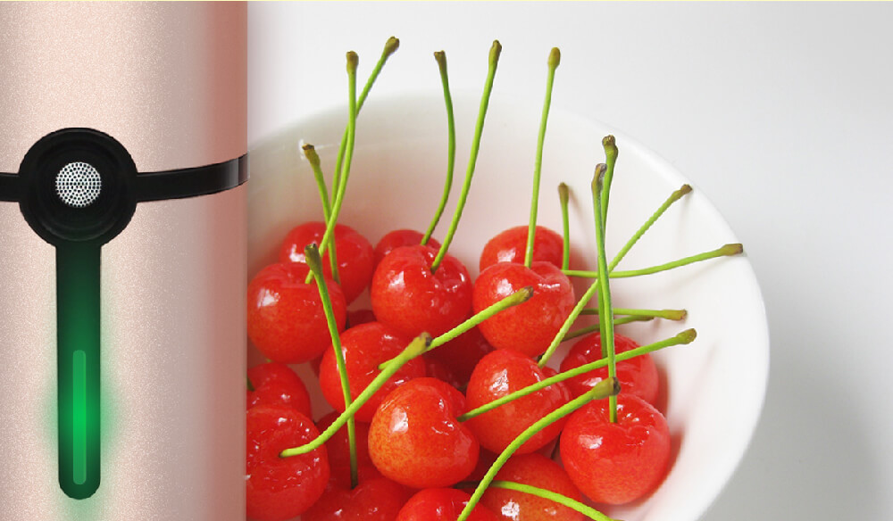 atongm KT-6830 Mini USB Sterilizing Deodorizer Live-ozone Refrigerator Air Purifier Cabinet Freshener - Rose Gold