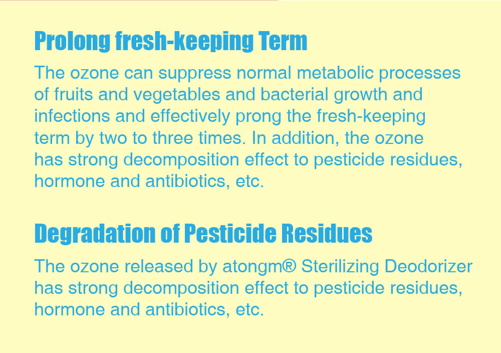 atongm KT-6830 Mini USB Sterilizing Deodorizer Live-ozone Refrigerator Air Purifier Cabinet Freshener - Rose Gold