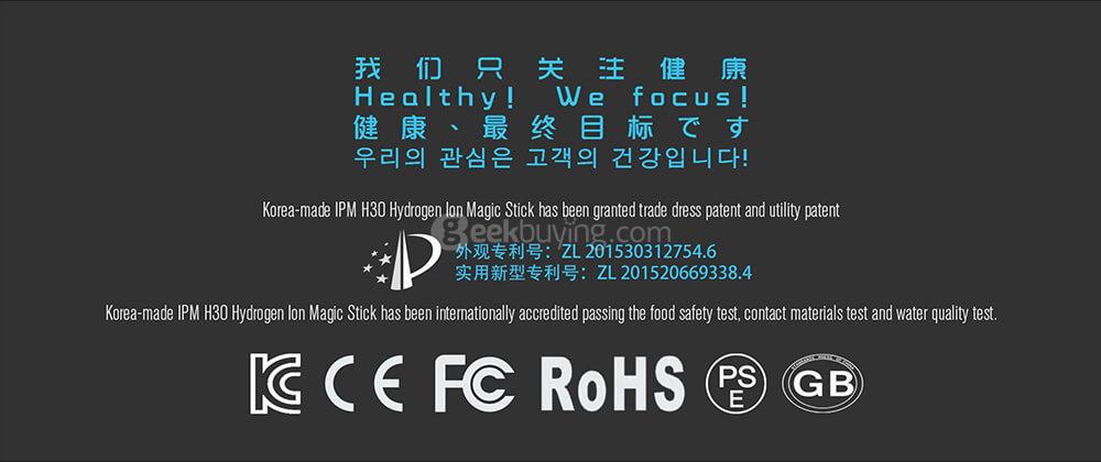 IPM H3O High Quality Hydrogen Ion Energy Bars - Gold