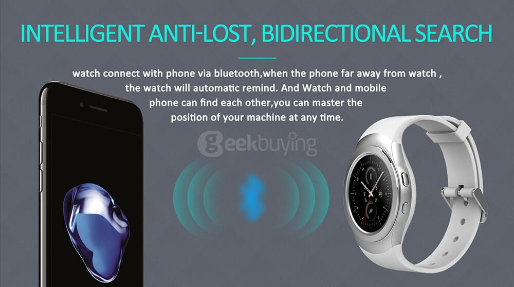 NO.1 G3+ Smart Watch MTK2502 Dynamic Heart Rate Monitor Pedometer Anti-lost Remote Camera Siri SMS Call Reminder Bluetooth - Silver
