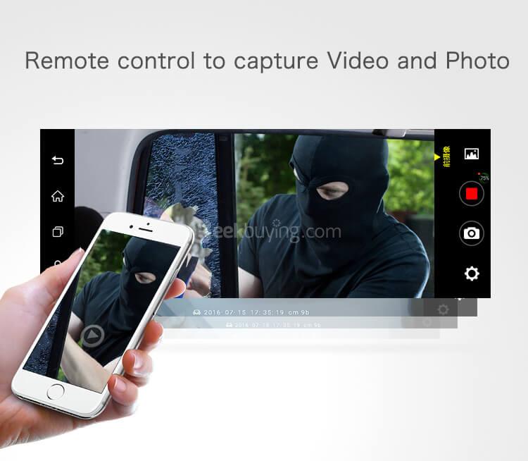 CARSUITE T8 Smart Android Car Rearview Mirror Camera FHD 1080P GPS - Black