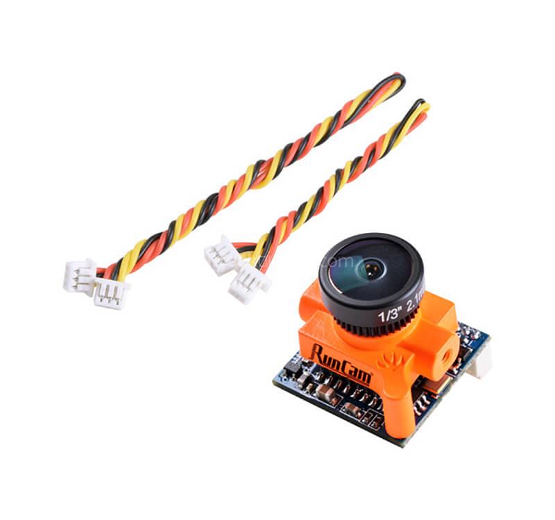 Runcam Micro Swift 2.1mm 1/3 CCD 600TVL IR Blocked FPV Camera for Racing drone - Orange(NTSC)