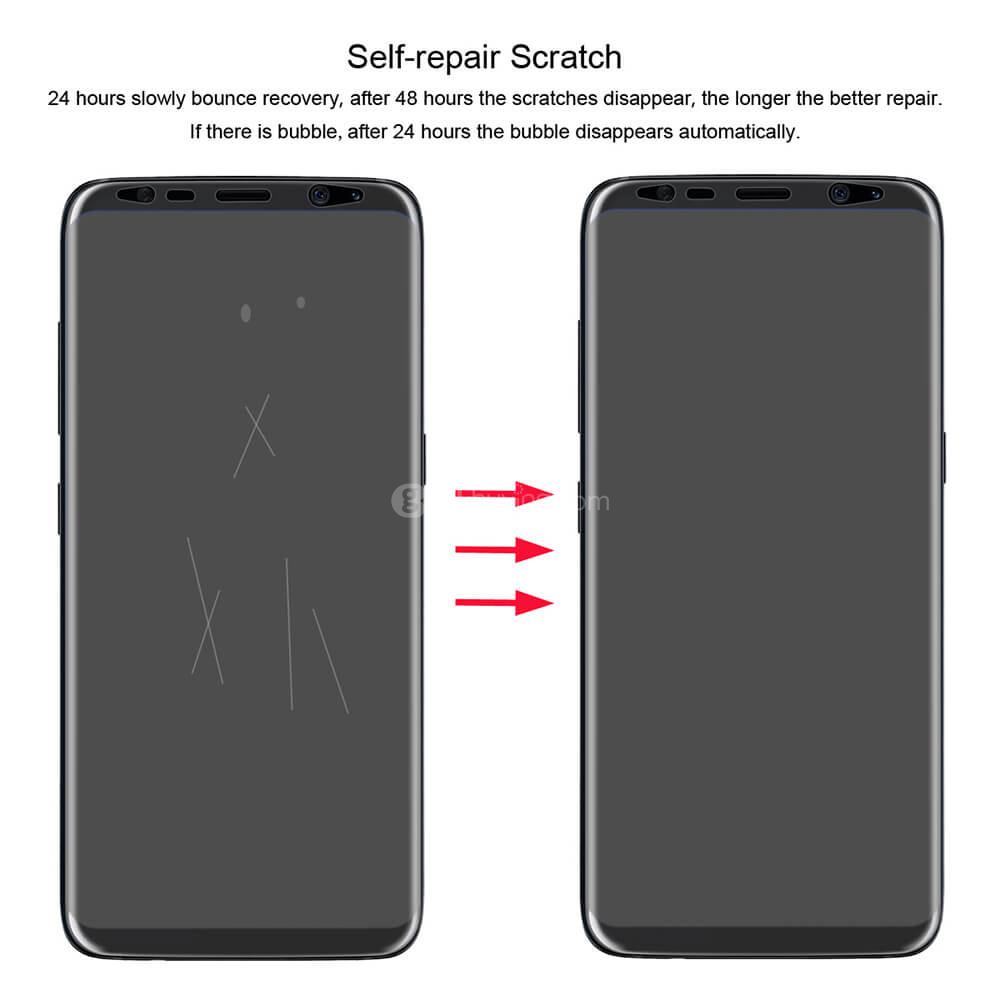 Hat-Prince 0.1 mm 3D Explosion-proof Membrane Screen Film Glass Film Tempered Glass Screen Protector For Galaxy S8 - Transparent