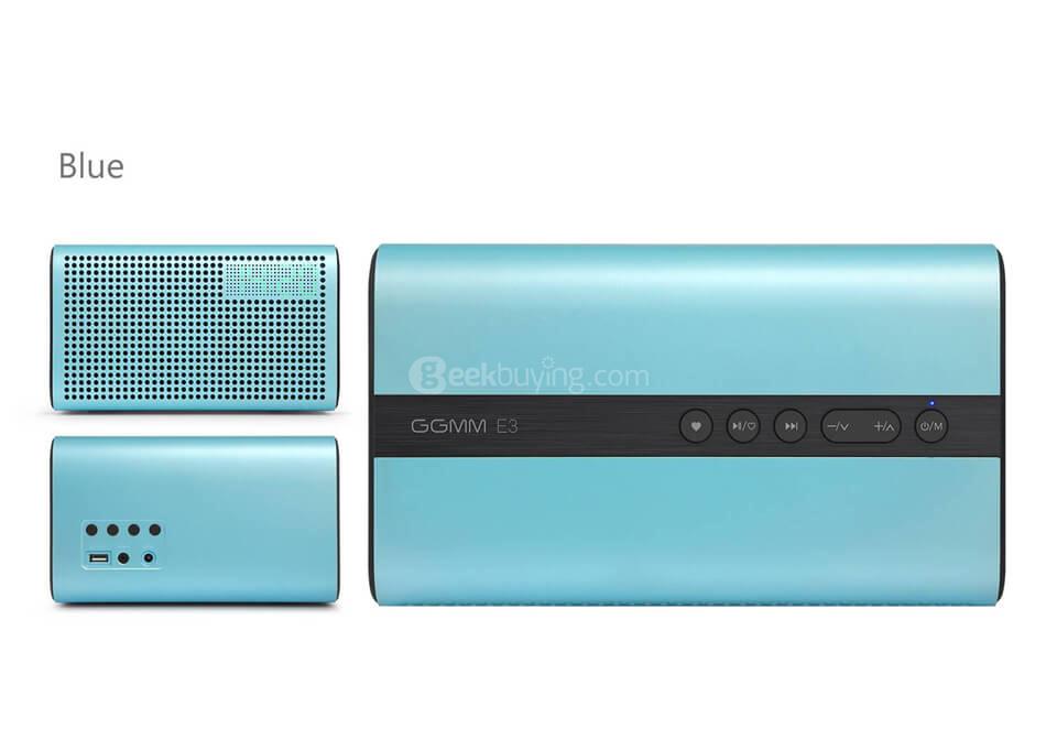 GGMM ES-201 E3 Portable WiFi Bluetooth Dual Wireless Connection Multifunctional Speaker - White