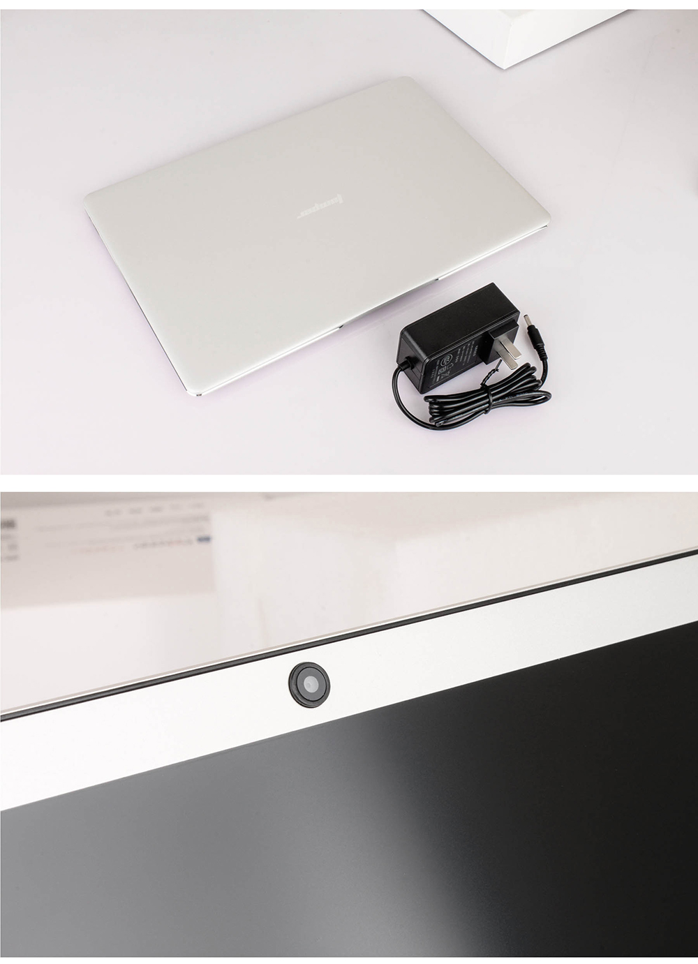 Jumper EZbook 3 Pro 13.3 Inch Laptop Intel Apollo Lake N3450 Quad Core 2.2GHz 6GB DDR3 64GB SSD Windows 10 Home OS 1080P FHD IPS Display - Silver