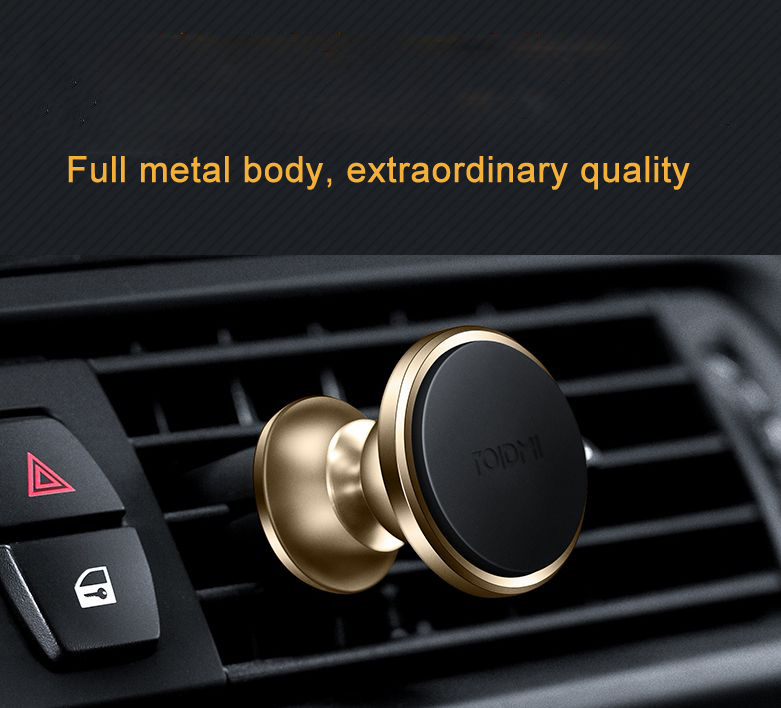 Roidmi Z1 Car Stand Holder 360 Degree Rotating Bracket Stand Cell Phone Holder Stand - Gold