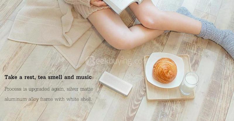 Original Xiaomi Square Box 2 Bluetooth V4.2 1200mAh AUX Line-in Hands-free Wireless Speaker with Mic - White