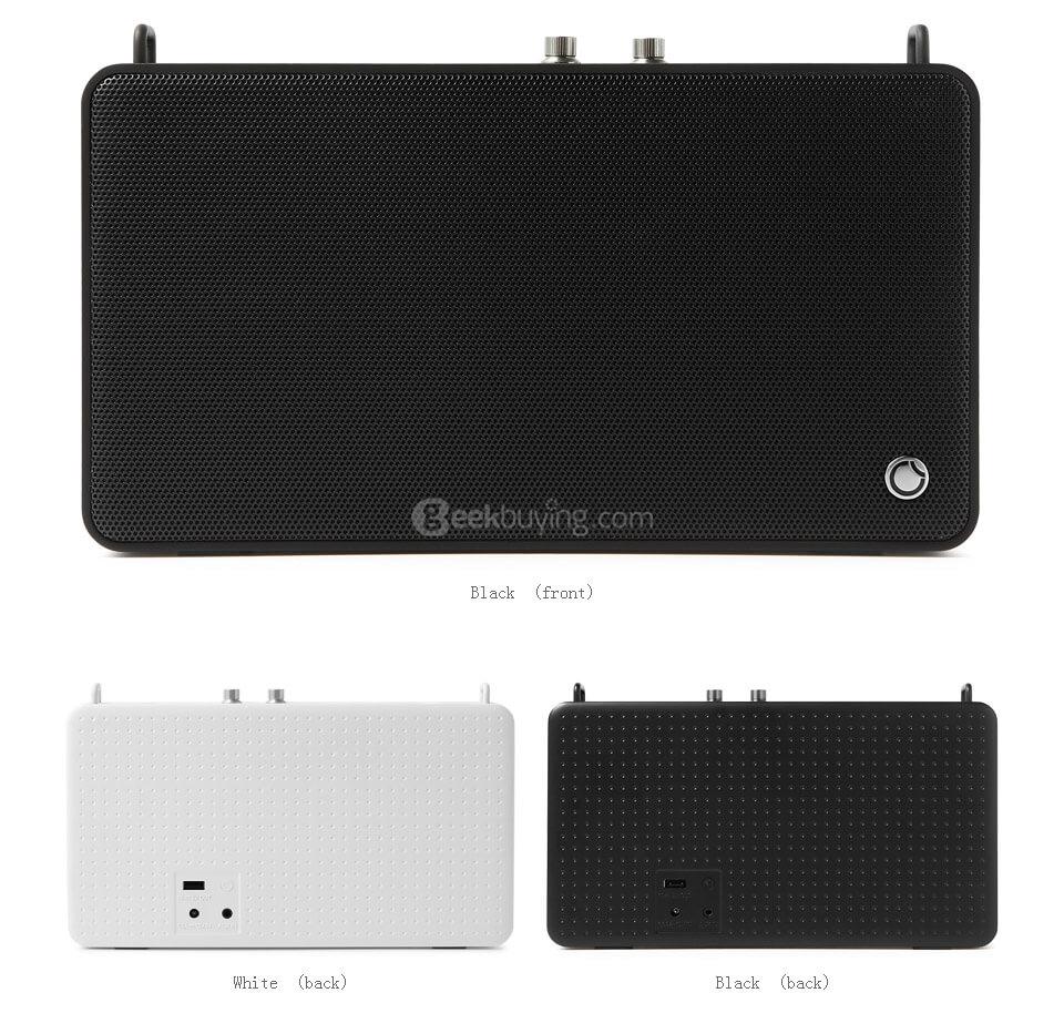 GGMM E5-100 Wireless Bluetooth 4.0 WiFi Stereo Sound Portable Smart Speaker - Black