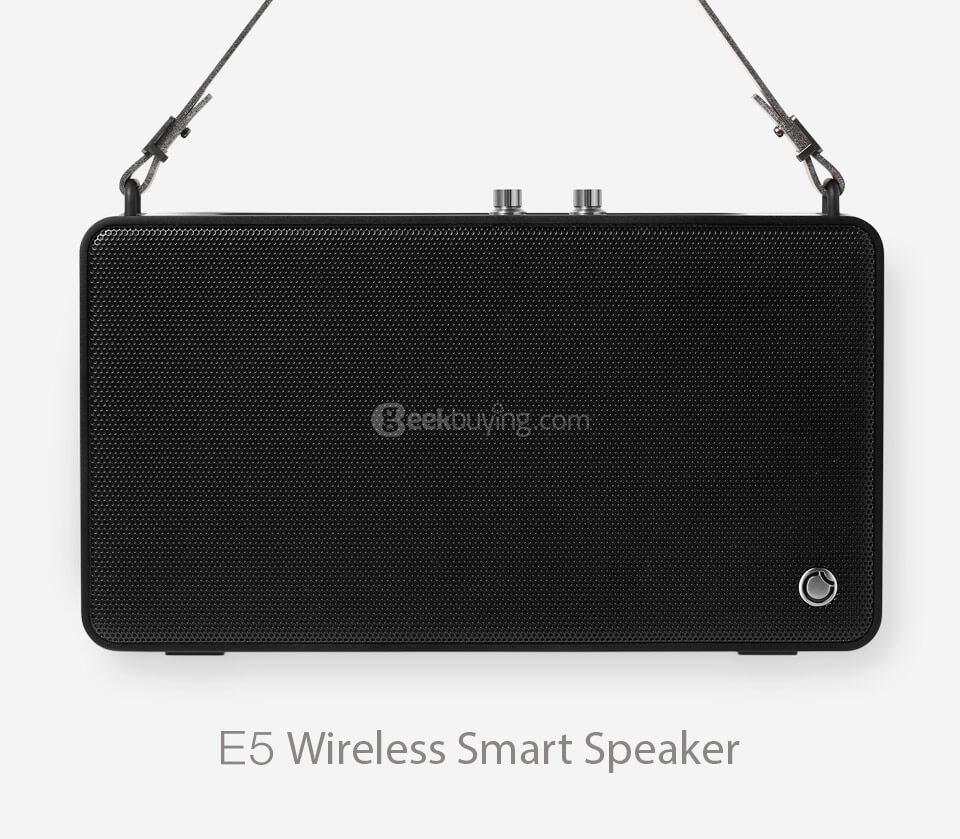 GGMM E5-100 Wireless Bluetooth 4.0 WiFi Stereo Sound Portable Smart Speaker - Black