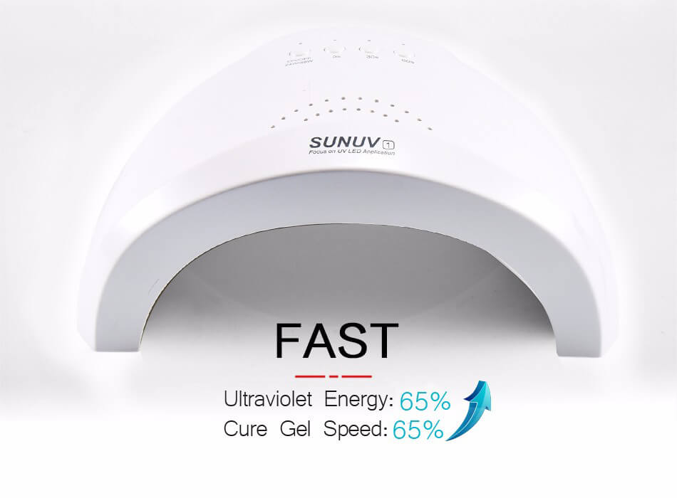 SUNONE 48W UV LED Nail Dryer - White