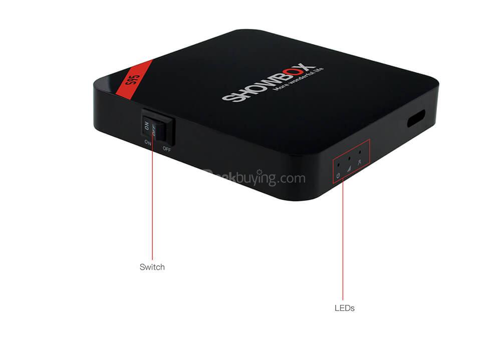 Bundle SHOWBOX S95 Android 7.1 RK3328 4K HDR Media Player + Tronsmart TSM01 EN Air Mouse
