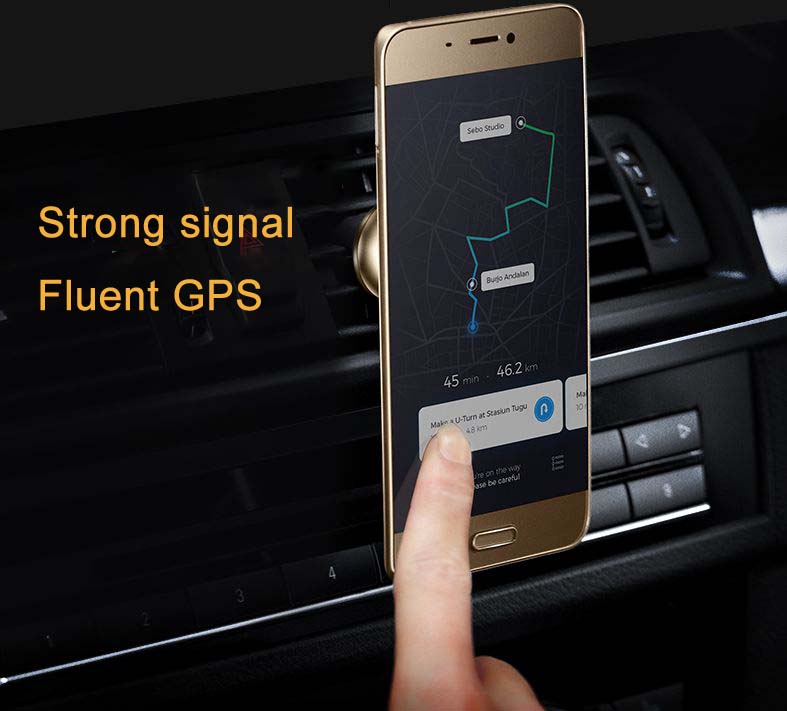 Roidmi Z1 Car Stand Holder 360 Degree Rotating Bracket Stand Cell Phone Holder Stand - Gold