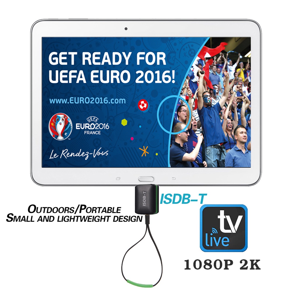 D203 Digital TV Receiver ISDB-T Full Seg Pad TV Tuner Live TV Receiver for Android Phone Tablet USB OTG Satellite Receivers