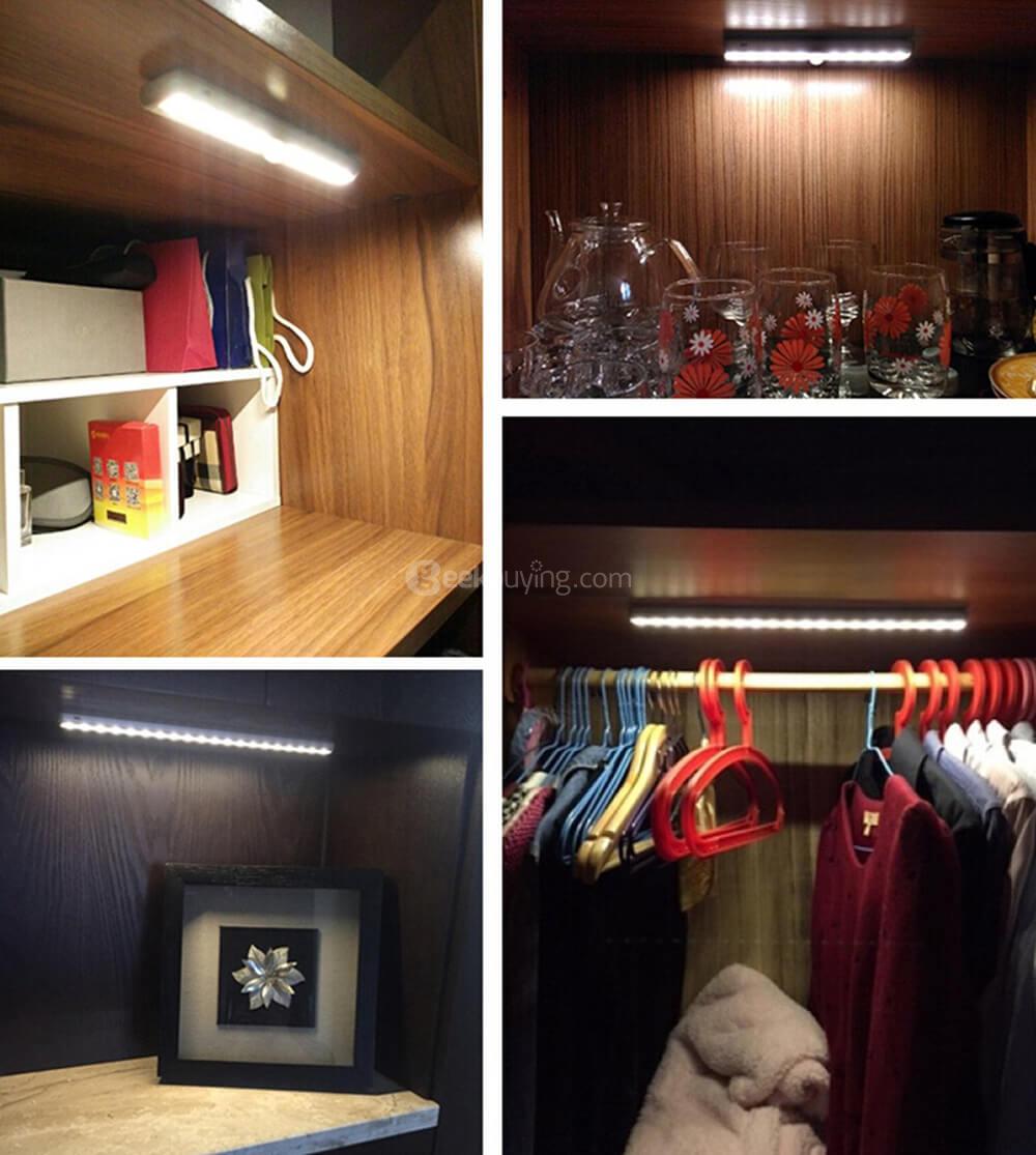 L802 Motion Sensor LED Night Light Battery Operated - White