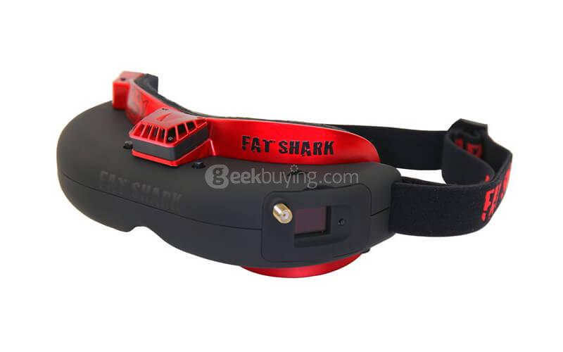 Fatshark Attitude V4 5.8G 32CH FPV Goggles 4:3 Video Headset with DVR OLED RX