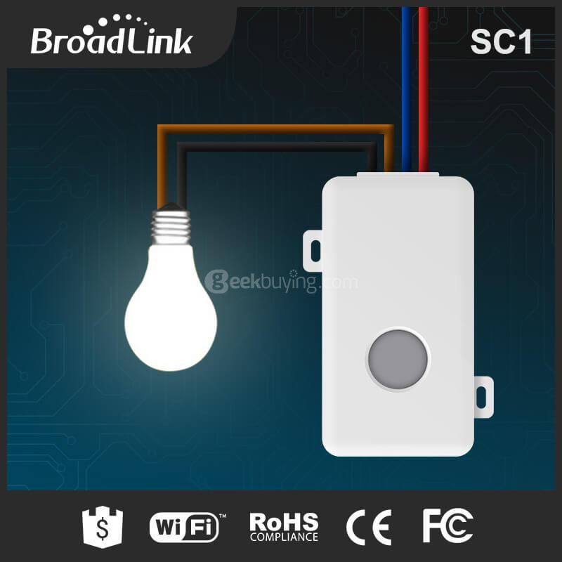 Broadlink SC1 Smart Switch WiFi APP Control Box Timing Switch Wireless Remote Controller - White