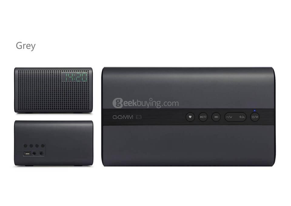 GGMM ES-201 E3 Portable WiFi Bluetooth Dual Wireless Connection Multifunctional Speaker - White