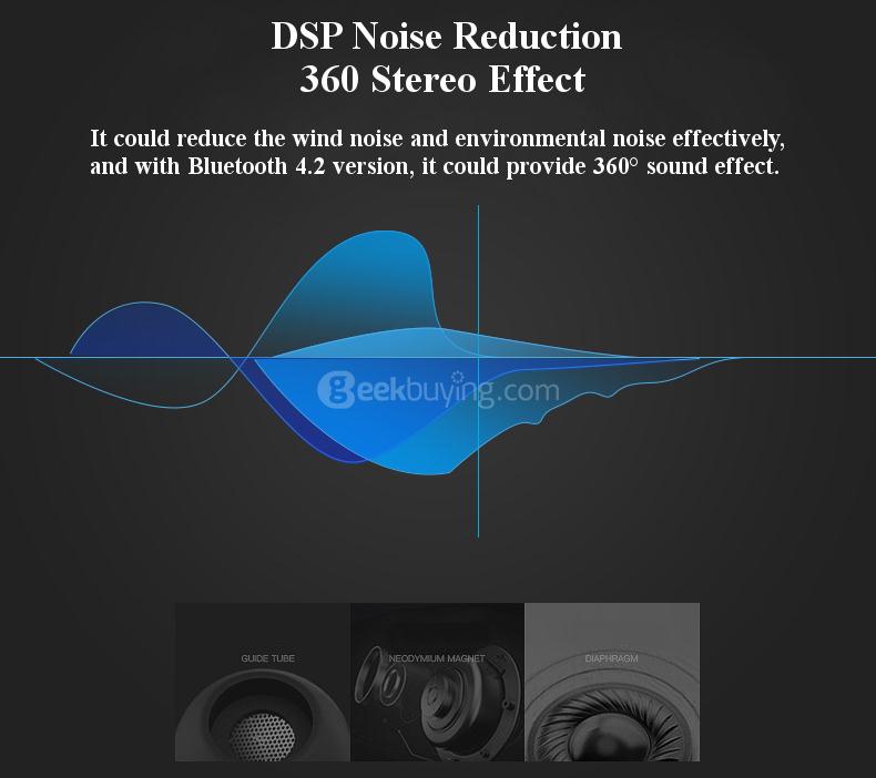 DACOM GF7 TWS Charger Storage Box Voice Prompt Stereo Dual Bluetooth V4.2 Earphone - White