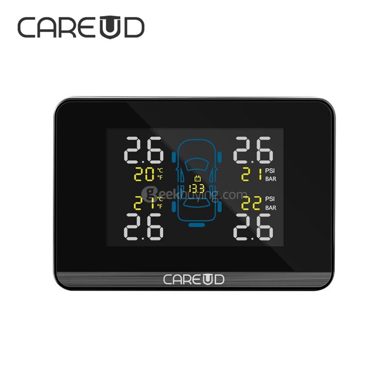 CAREUD U906NF TPMS Tire Pressure Monitoring System Four Internal Sensors - Black