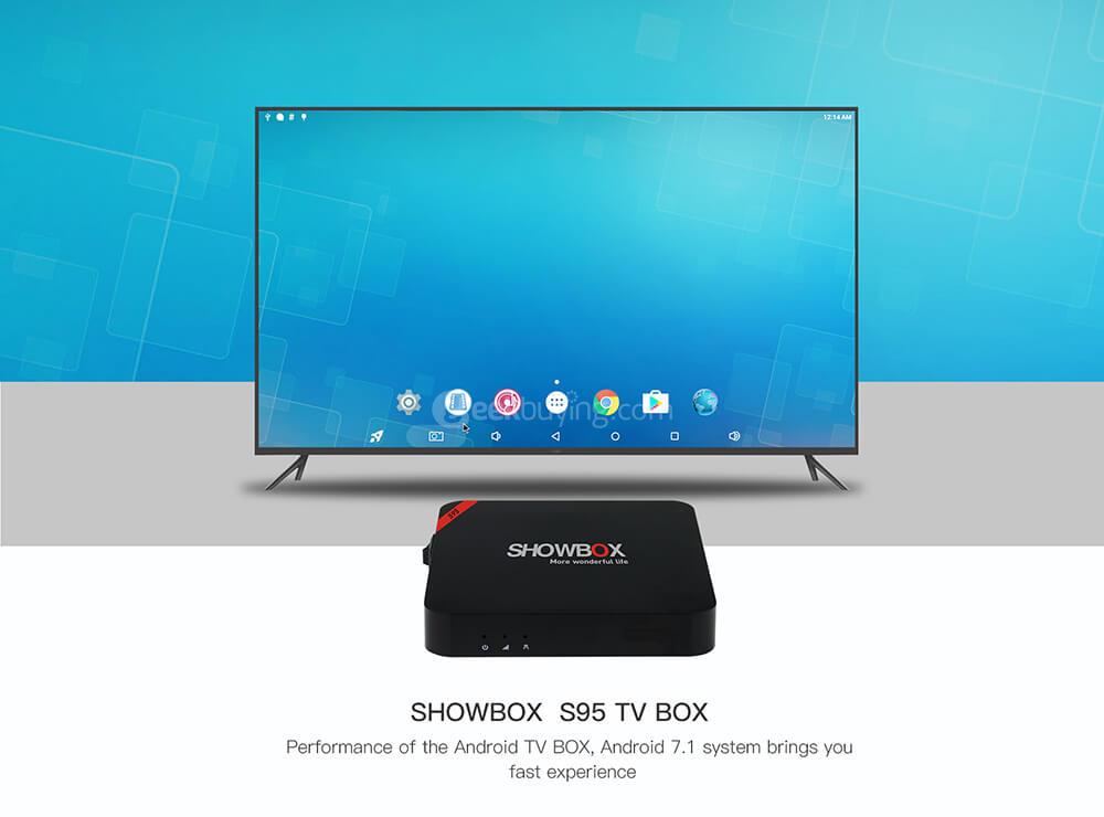 Bundle SHOWBOX S95 Android 7.1 RK3328 4K HDR Media Player + Tronsmart TSM01 EN Air Mouse