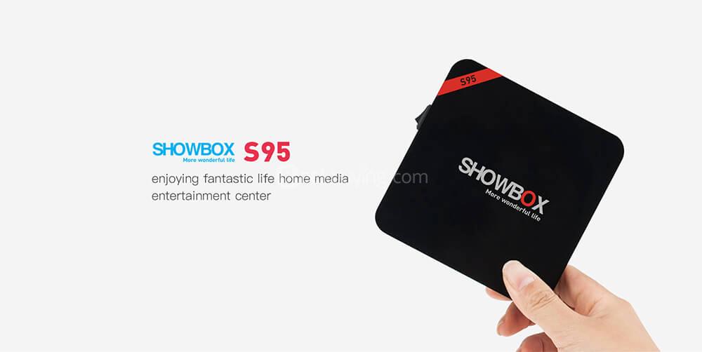 Bundle SHOWBOX S95 Android 7.1 RK3328 4K HDR Media Player + Tronsmart TSM01 EN Air Mouse