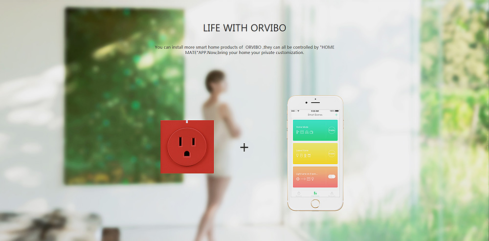 Orvibo S31 Smart WiFi Socket APP Control Timer Setting with US Plug - Grey