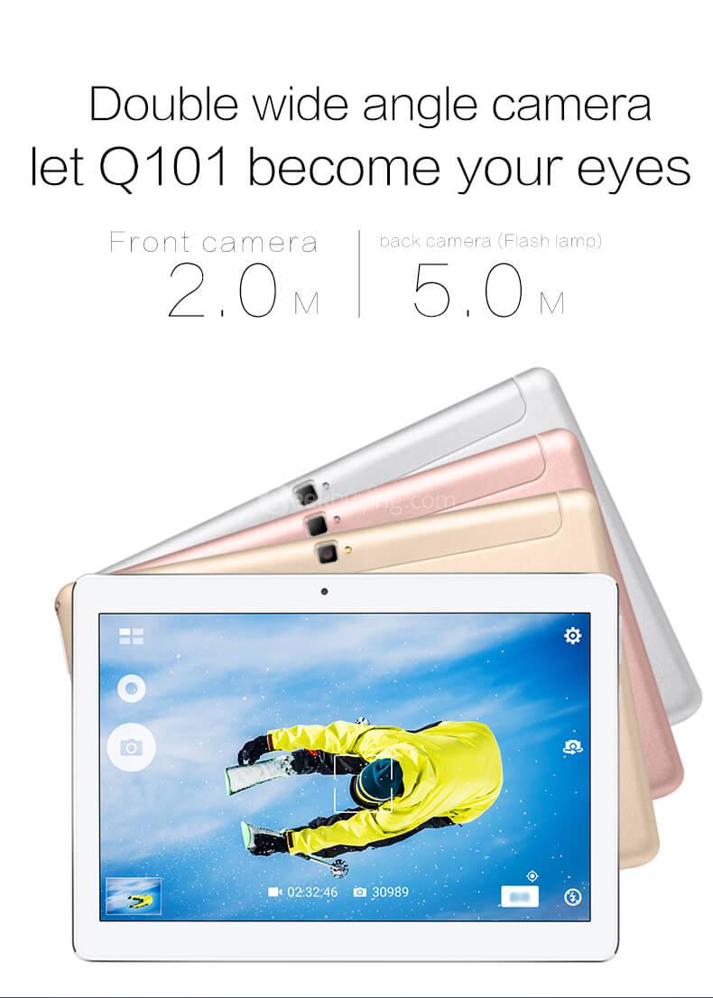 VOYO Q101 4G Phablet 10.1 Inch Octa Core MTK6753 1.5GHz 2GB RAM 32GB ROM TF Card Dual Cameras Bluetooth 4.0 Sim Slot - Gold