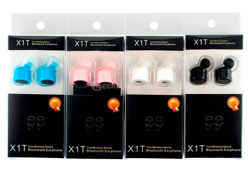 X1T Wireless Bluetooth V4.2 HiFi In-ear Earphones - Pink