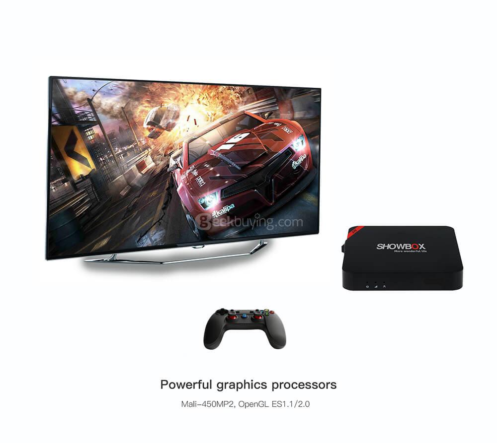 Bundle SHOWBOX S95 Android 7.1 RK3328 4K HDR Media Player + Rii i8+ 2.4G Wireless Israel Hebrew Language Keyboard White