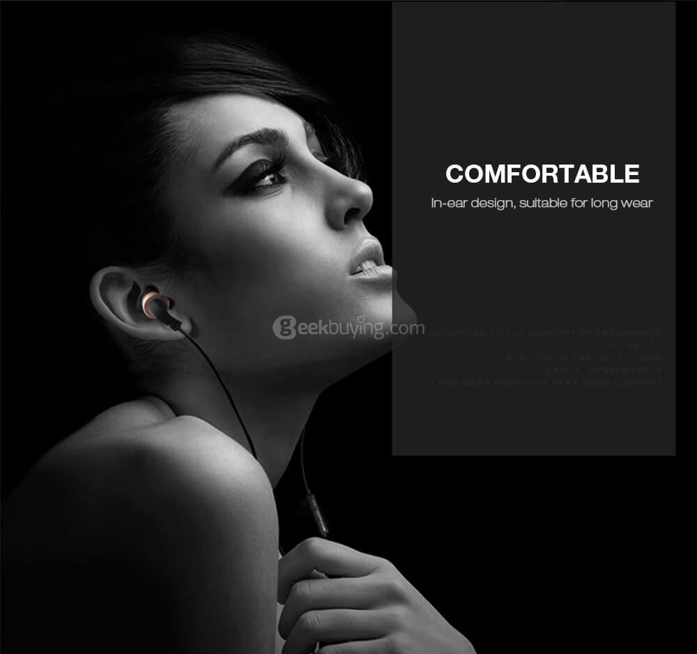 AWEI ES-30TY Wired Stereo In-ear Earphones Headphones - Black