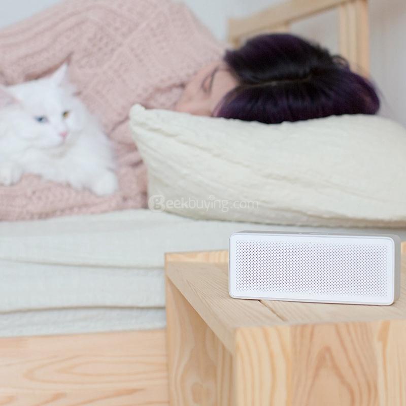 Original Xiaomi Square Box 2 Bluetooth V4.2 1200mAh AUX Line-in Hands-free Wireless Speaker with Mic - White