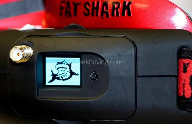 Fatshark Attitude V4 5.8G 32CH FPV Goggles 4:3 Video Headset with DVR OLED RX