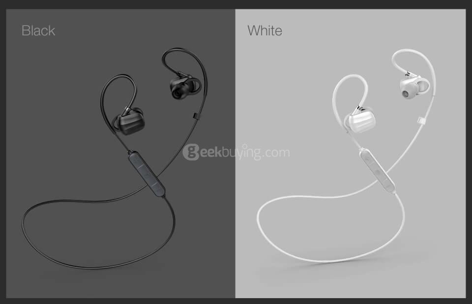 GGMM W710 Wireless Bluetooth 4.1 Sports Earphones with Remote Control - Black