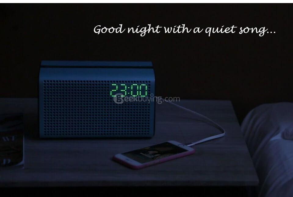 GGMM ES-201 E3 Portable WiFi Bluetooth Dual Wireless Connection Multifunctional Speaker - White