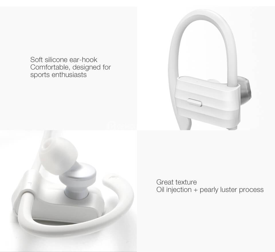 GGMM W600 Wireless Bluetooth V4.1 Sports Earphone with Remote Control - Black