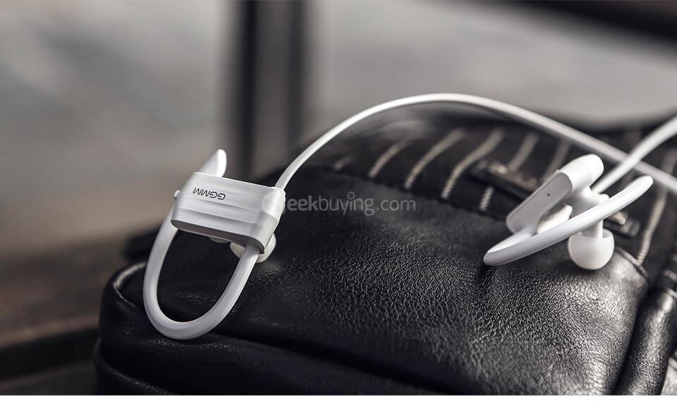 GGMM W600 Wireless Bluetooth V4.1 Sports Earphone with Remote Control - Black