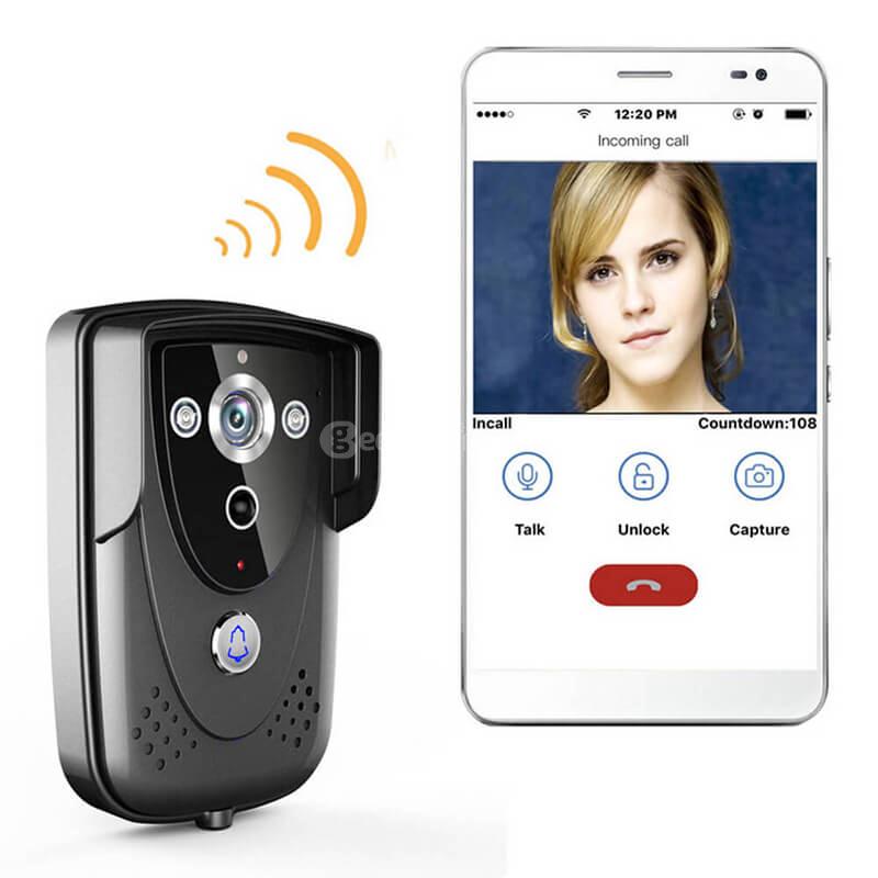 Ennio WI-FI Wireless Video Door Phone Doorbell Intercom With Night Vision waterproof IP55