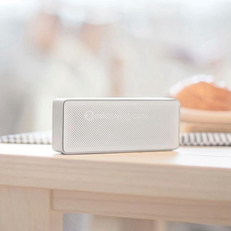 Original Xiaomi Square Box 2 Bluetooth V4.2 1200mAh AUX Line-in Hands-free Wireless Speaker with Mic - White