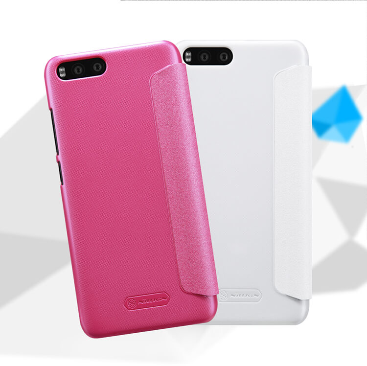 Nillkin Modern PU Leather Case Protective Back Cover For Xiaomi Mi6 - White
