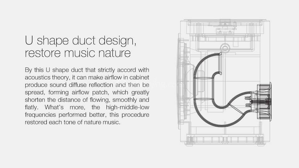 GGMM WS-401 M4 Dual Wireless Speaker WiFi Bluetooth Mini Portable Speaker Home Hi-Fi Music Player - Orange