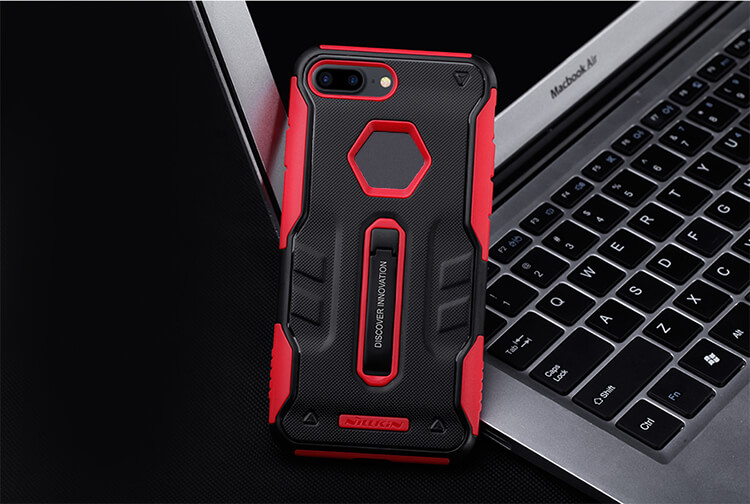 Nillkin Defendor 4 TPU Case Bracket Holder Shockproof Back Cover For iPhone7 Plus - Black