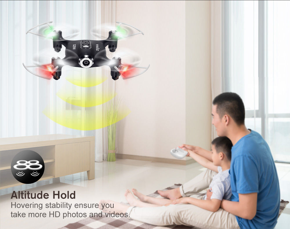 SYMA X21W WIFI FPV with HD 720P Camera Altitude Hold Mode RC Quadcopter RTF - White