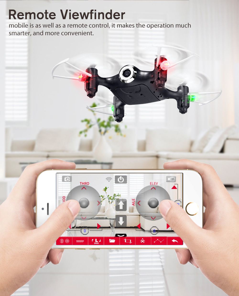 SYMA X21W WIFI FPV With HD 720P Camera Altitude Hold Mode RC Quadcopter RTF - Black