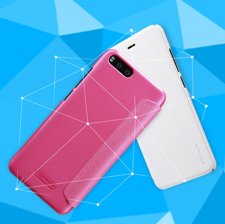 Nillkin Modern PU Leather Case Protective Back Cover For Xiaomi Mi6 - White