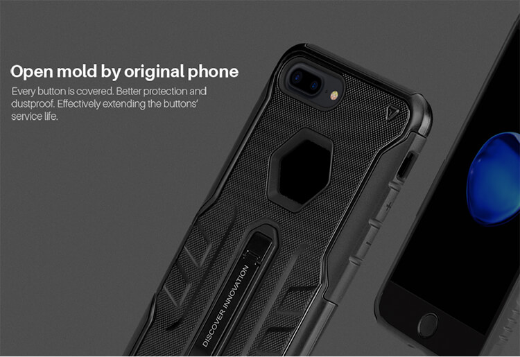 Nillkin Defendor 4 TPU Case Bracket Holder Shockproof Back Cover For iPhone7 Plus - Black