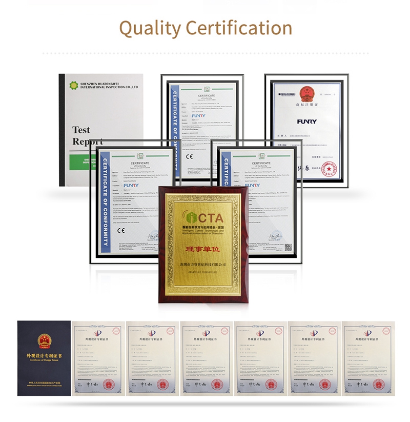 FUNRY 2R Touch Switch Wireless Panel Remote Control Light Controller -Black