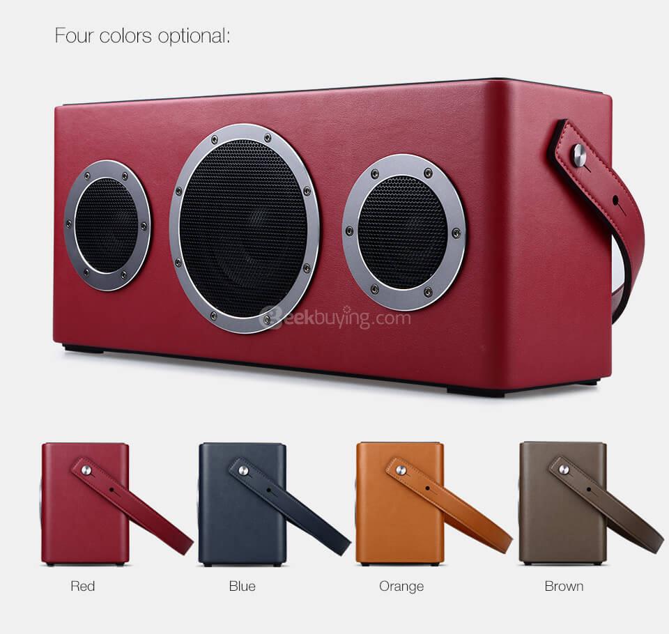GGMM WS-401 M4 Dual Wireless Speaker WiFi Bluetooth Mini Portable Speaker Home Hi-Fi Music Player - Red