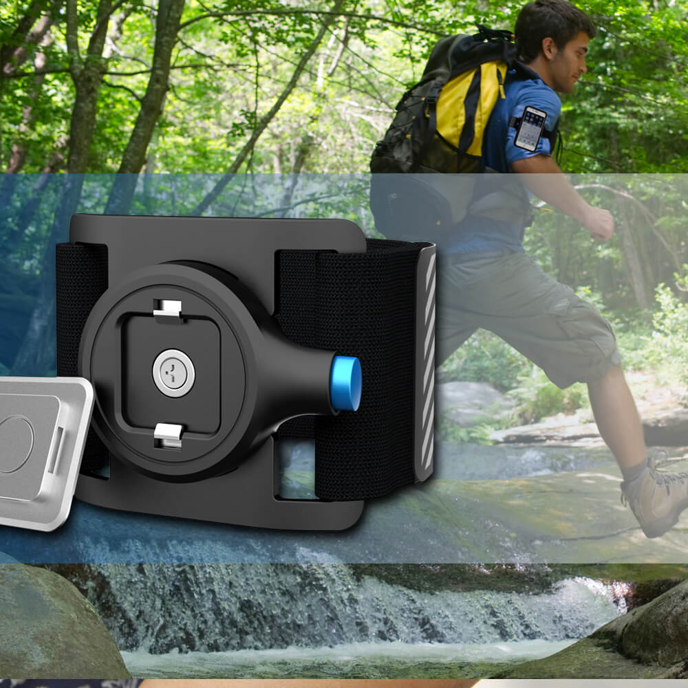 AB01 Outdoor Sports Armband Case Phone bag Holder Cover For iPhone 7 Plus / 7 / 6 Plus / 6s / 6 / 5C / 5S / 5 - Black